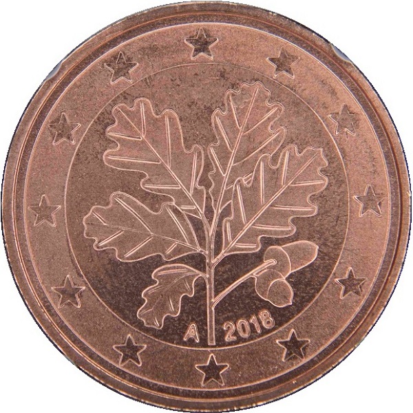 Германия 5 Евро цент