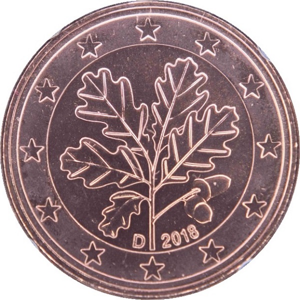 Германия 5 Евро цент