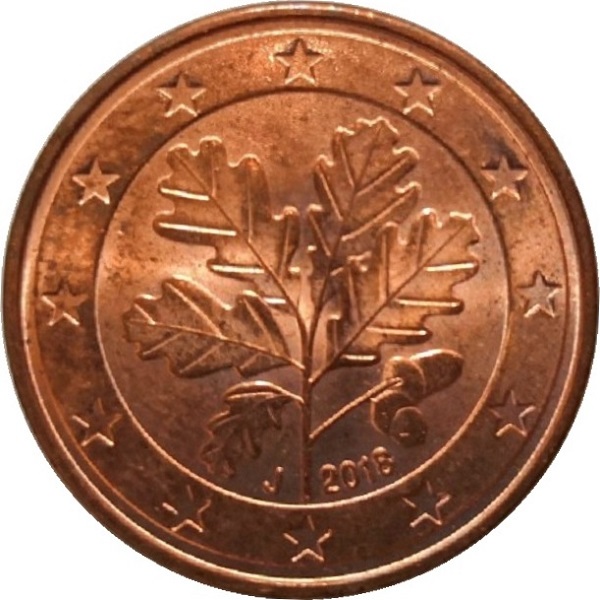 Германия 5 Евро цент