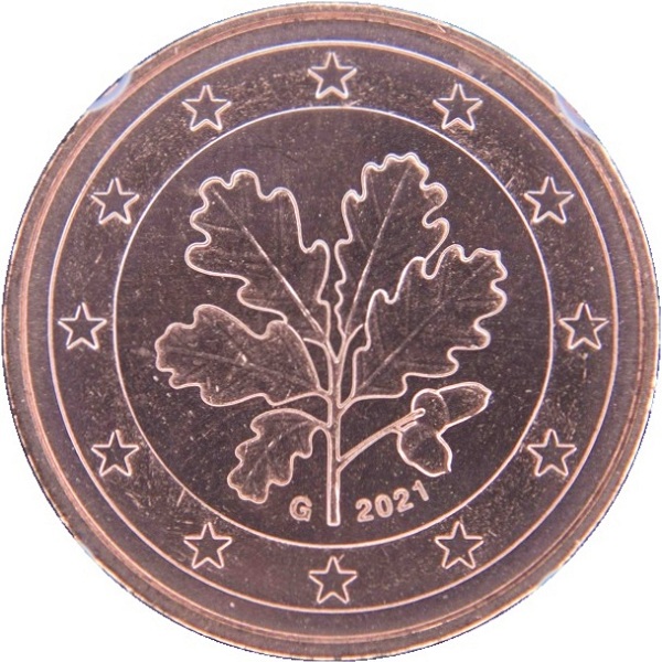 Германия 1 Евро цент