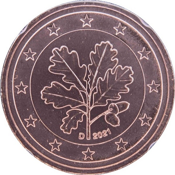 Германия 1 Евро цент