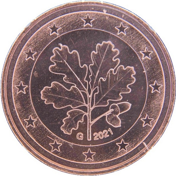 Германия 5 Евро цент