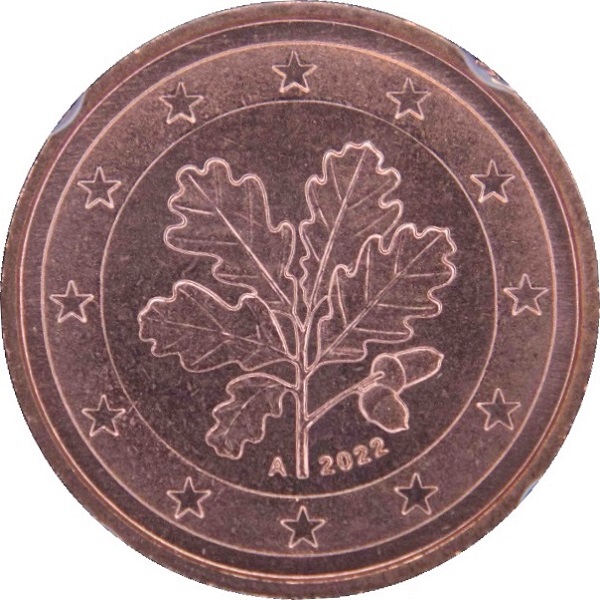 Германия 1 Евро цент