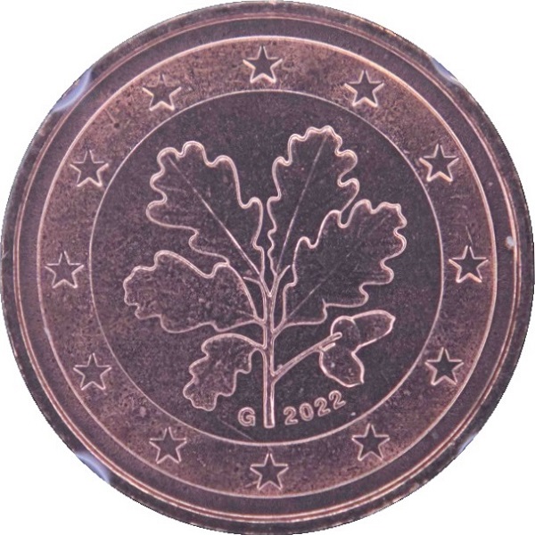 Германия 1 Евро цент