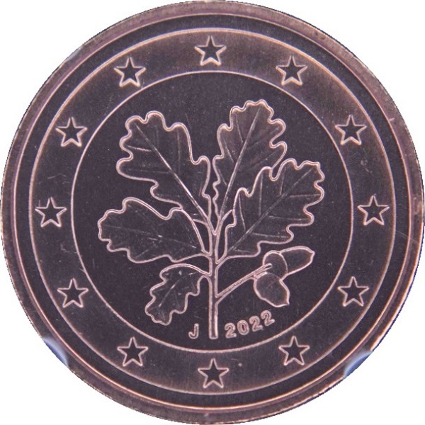 Германия 1 Евро цент