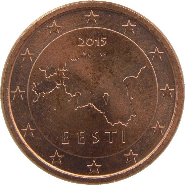 Эстония 1 Евро цент