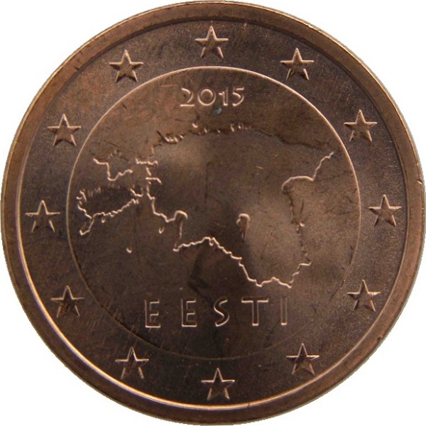 Эстония 2 Евро цент