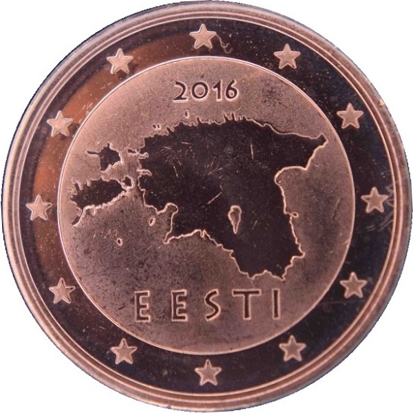 Эстония 1 Евро цент