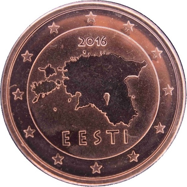 Эстония 2 Евро цент