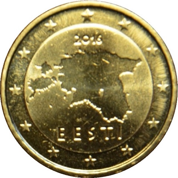 Эстония 50 Евро цент