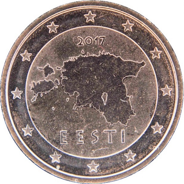 Эстония 2 Евро цент