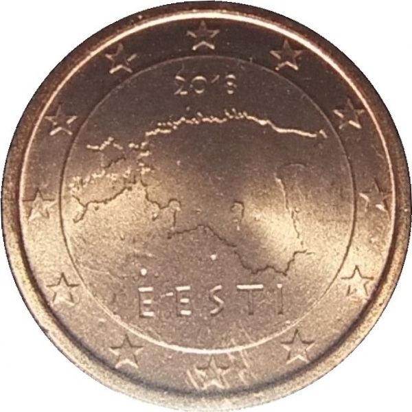 Эстония 1 Евро цент
