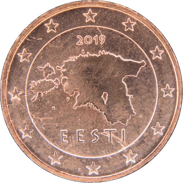 Эстония 1 Евро цент