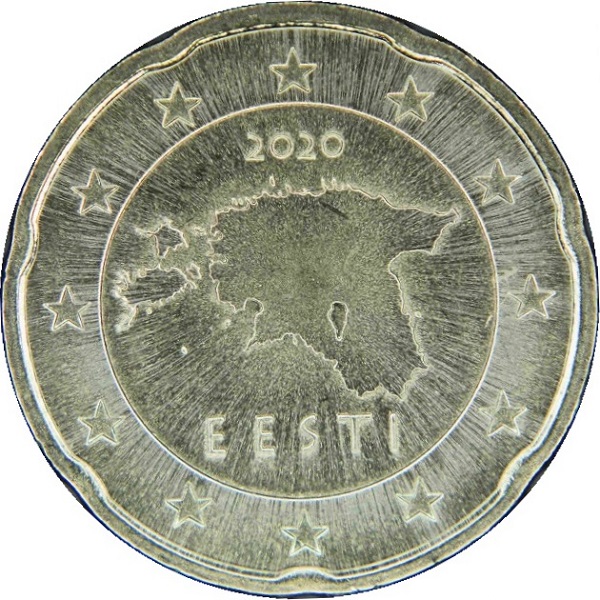 Эстония 20 Евро цент