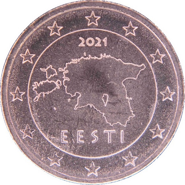 Эстония 2 Евро цент
