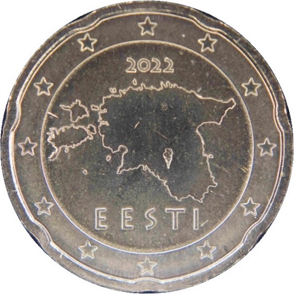 Эстония 20 Евро цент