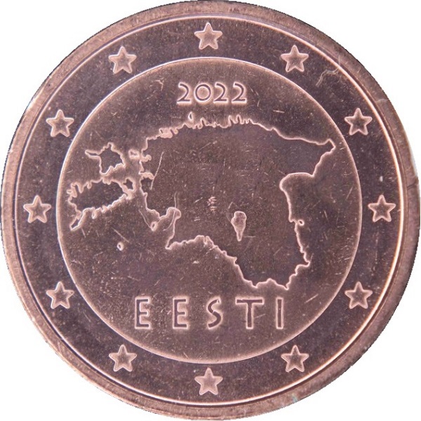 Эстония 2 Евро цент