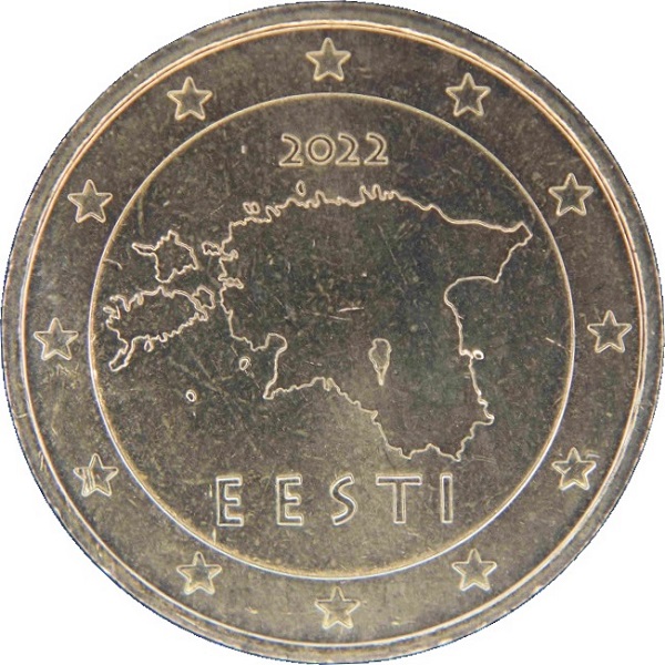 Эстония 50 Евро цент