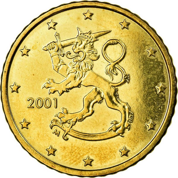 Финляндия 50 Евро цент