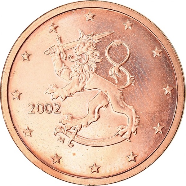 Финляндия 2 Евро цент