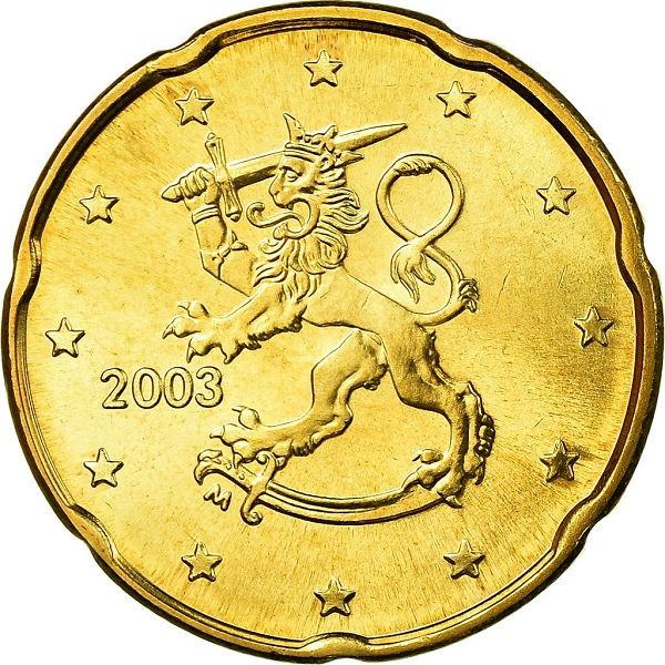 Финляндия 20 Евро цент