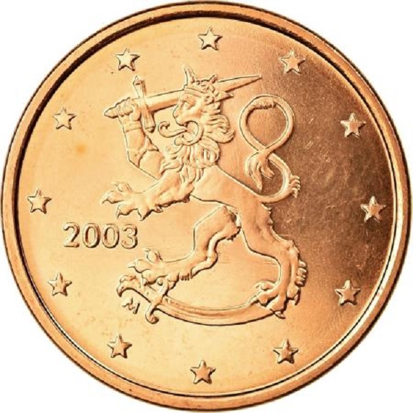 Финляндия 5 Евро цент