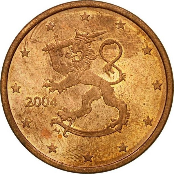 Финляндия 5 Евро цент