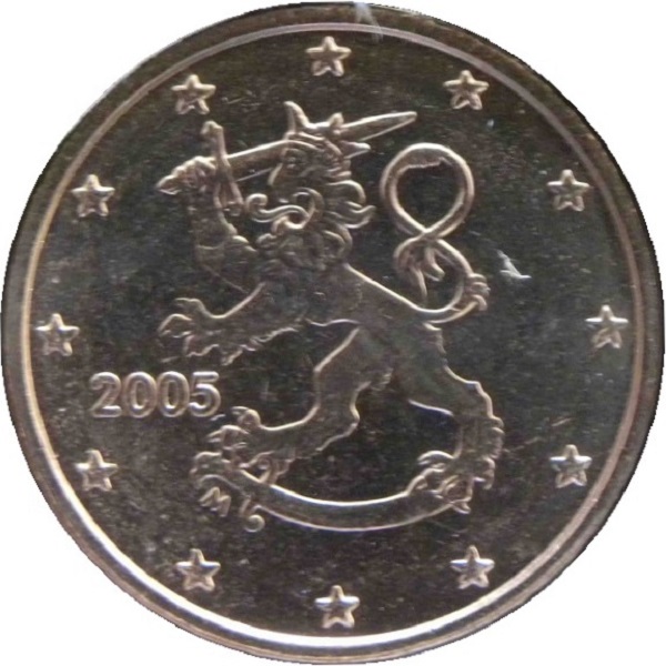 Финляндия 1 Евро цент