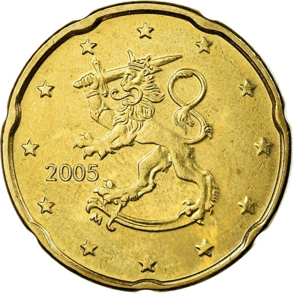 Финляндия 20 Евро цент