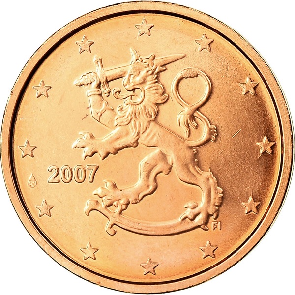 Финляндия 2 Евро цент