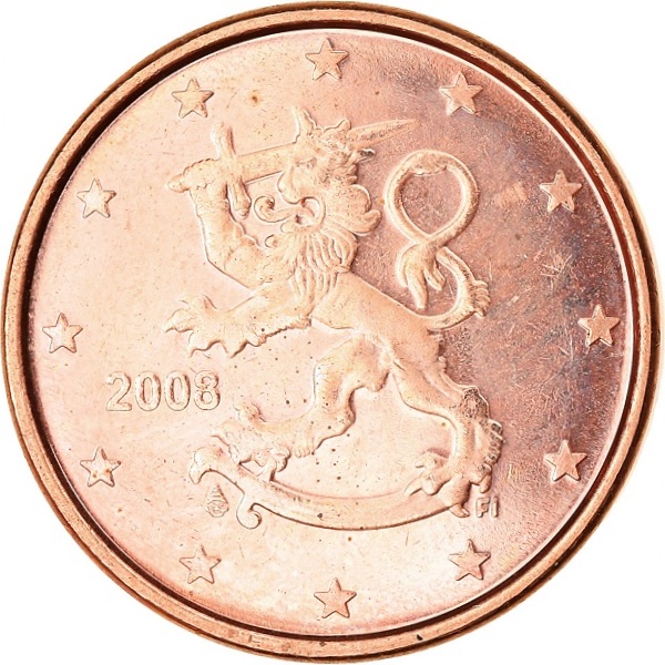 Финляндия 1 Евро цент