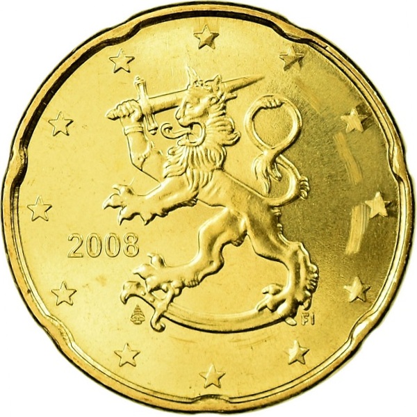 Финляндия 20 Евро цент