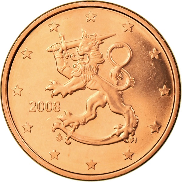 Финляндия 5 Евро цент