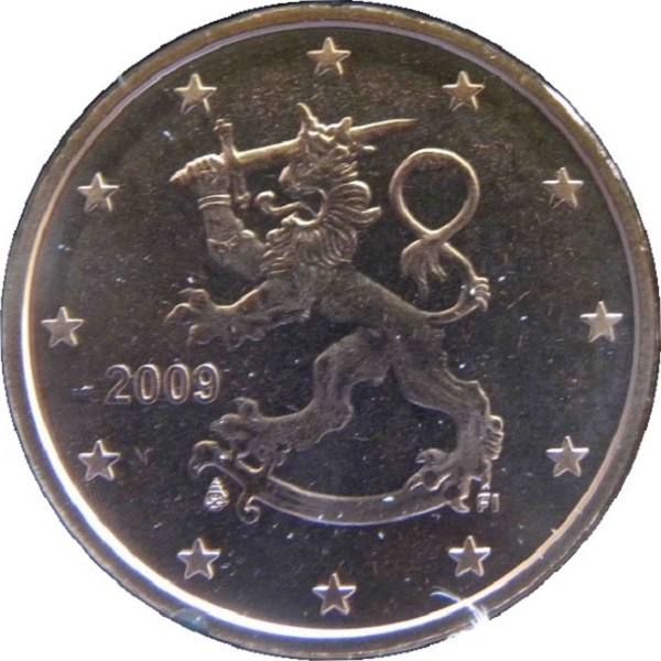 Финляндия 5 Евро цент