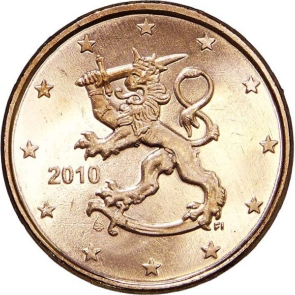 Финляндия 5 Евро цент