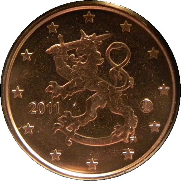 Финляндия 1 Евро цент