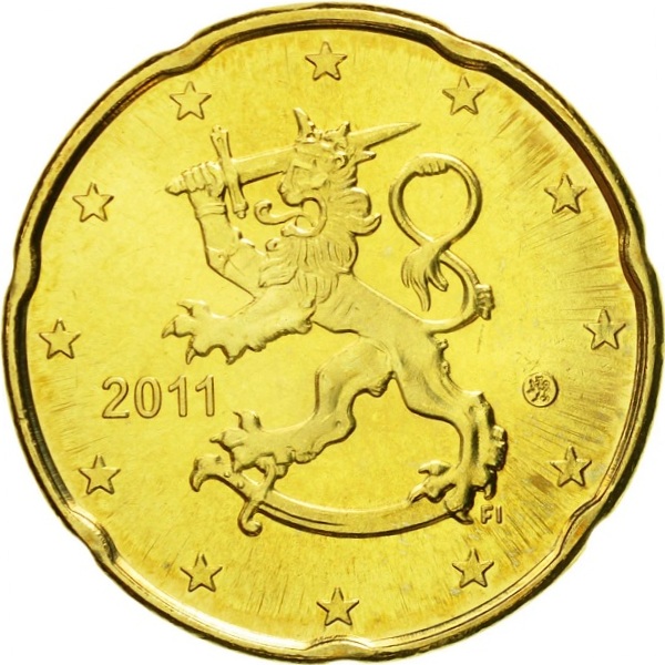 Финляндия 20 Евро цент