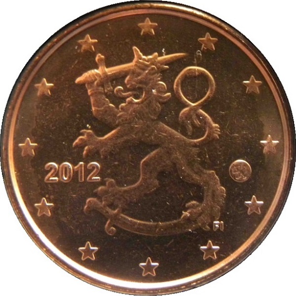 Финляндия 1 Евро цент