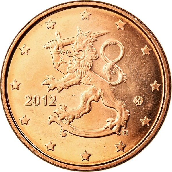 Финляндия 5 Евро цент