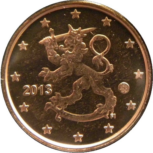 Финляндия 1 Евро цент