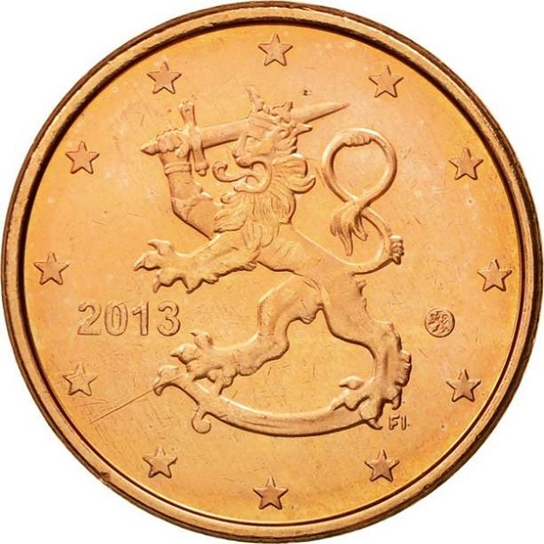 Финляндия 5 Евро цент
