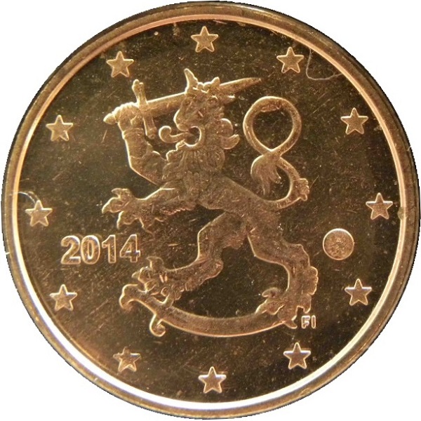 Финляндия 1 Евро цент