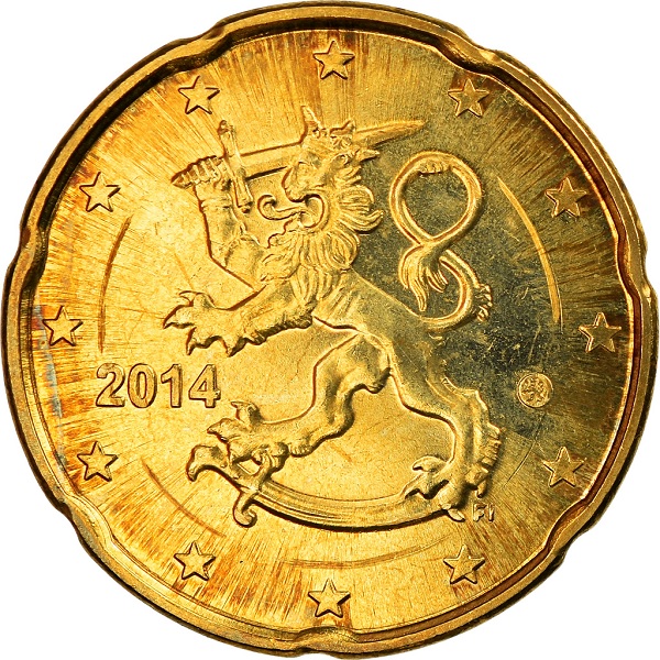 Финляндия 20 Евро цент