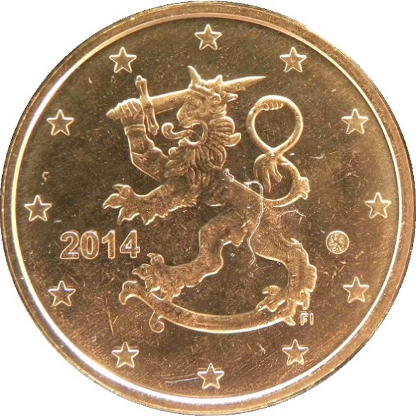 Финляндия 5 Евро цент