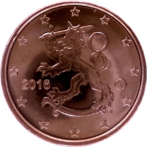 Финляндия 1 Евро цент