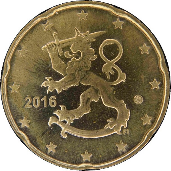 Финляндия 20 Евро цент