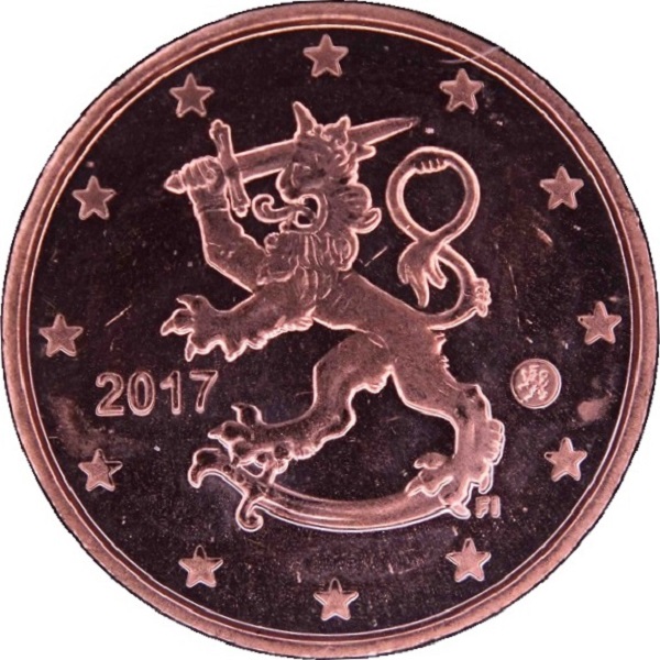 Финляндия 1 Евро цент