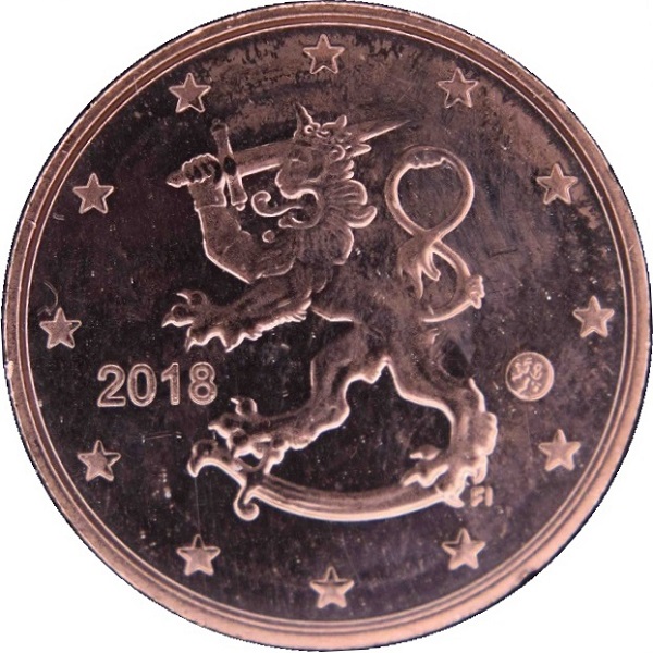 Финляндия 1 Евро цент