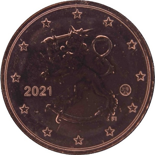 Финляндия 1 Евро цент