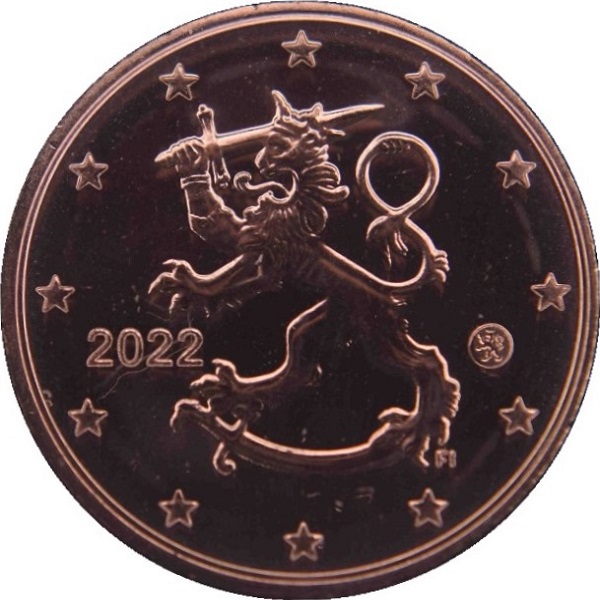 Финляндия 1 Евро цент